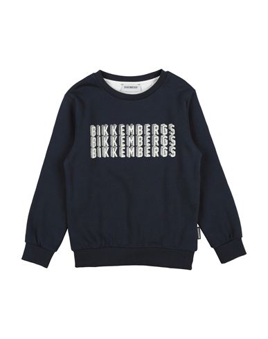 Bikkembergs Kids'  Toddler Boy Sweatshirt Midnight Blue Size 5 Cotton