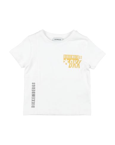 Bikkembergs Toddler Boy T-shirt White Size 4 Cotton In White