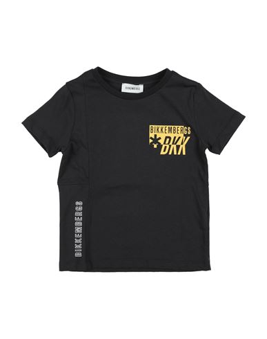 Bikkembergs Toddler Boy T-shirt Black Size 4 Cotton In Black