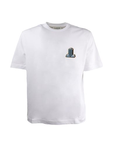 Shop Lanvin Capsule T-shirt Man T-shirt White Size L Cotton