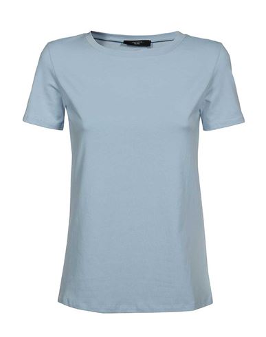 Weekend Max Mara Max Mara Weekend T-shirt Woman T-shirt Azure Size M Cotton In Blue