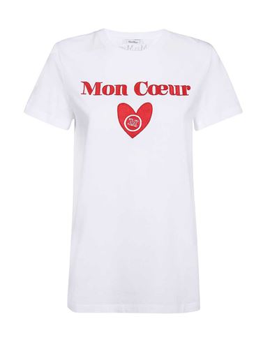 Max Mara T-shirt Woman T-shirt White Size L Cotton