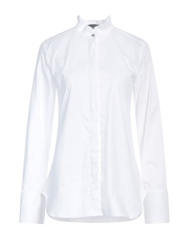 Tonet Woman Shirt White Size 10 Cotton, Elastane