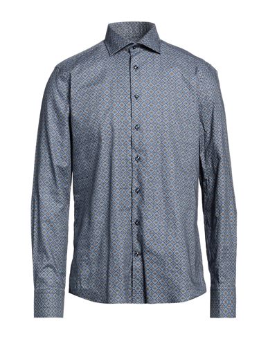 Stenströms Man Shirt Midnight Blue Size 15 ¾ Cotton