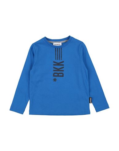 Bikkembergs Toddler Boy T-shirt Azure Size 5 Cotton In Blue