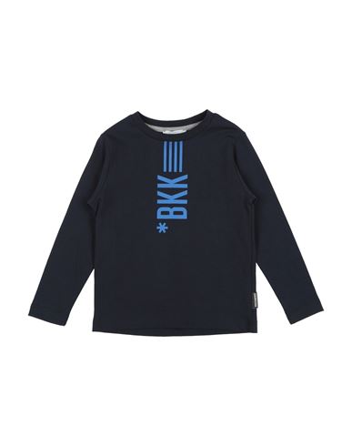 Bikkembergs Toddler Boy T-shirt Midnight Blue Size 3 Cotton In Blue