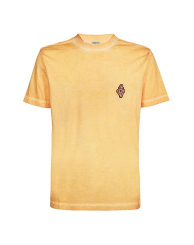 Marcelo Burlon County Of Milan Marcelo Burlon Marcelo Burlon Orange T-shirt Man T-shirt Orange Size L Cotton