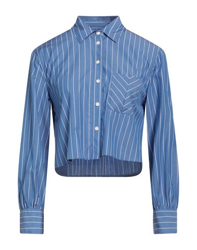 Shop Rag & Bone Woman Shirt Azure Size Xxs Cotton In Blue