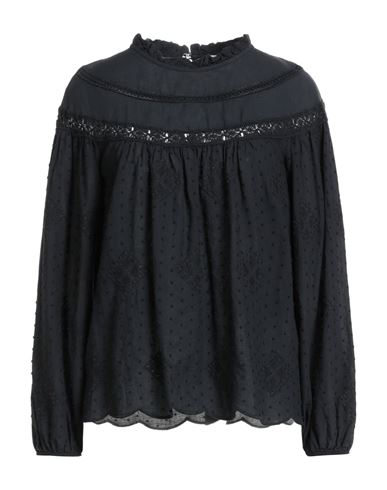 Rebel Queen By Liu •jo Woman Top Black Size S Cotton In Black