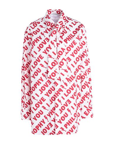 Philosophy Di Lorenzo Serafini Woman Shirt Red Size 2 Cotton