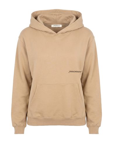 Hinnominate Woman Sweatshirt Light Brown Size S Cotton, Elastane In Beige