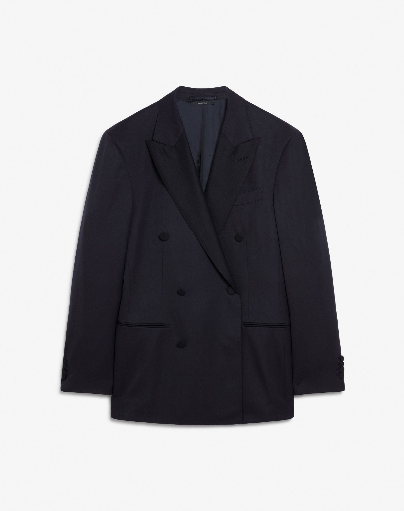 Dunhill Men's Luxury Bourdon Wool Cashmere Double Breasted Evening Jacket