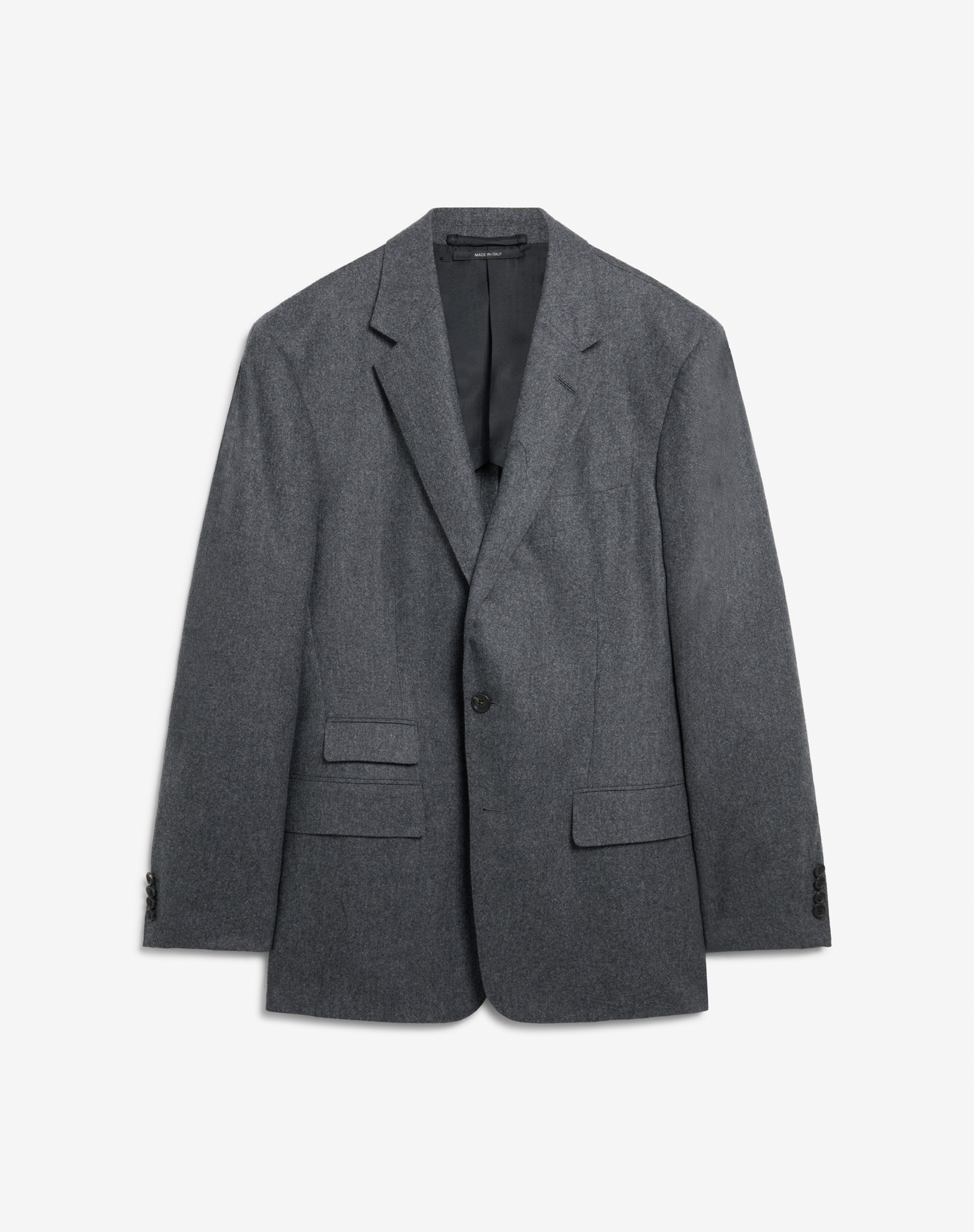 Dunhill Men's Luxury Melange Bourdon Wool Cashmere Flannel Jacket