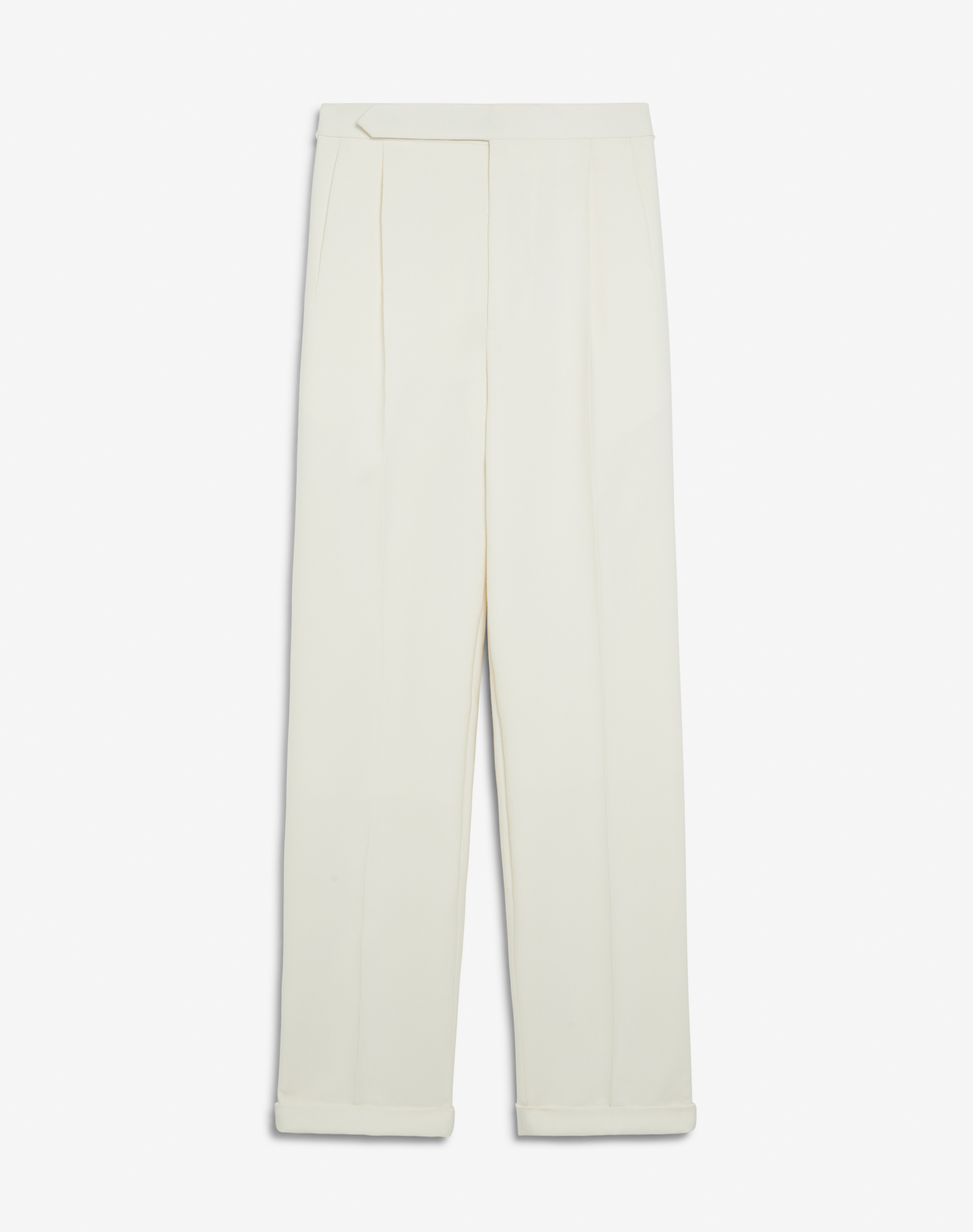 DUNHILL WOOL BARATHEA DOUBLE PLEATED EVENING TROUSERS