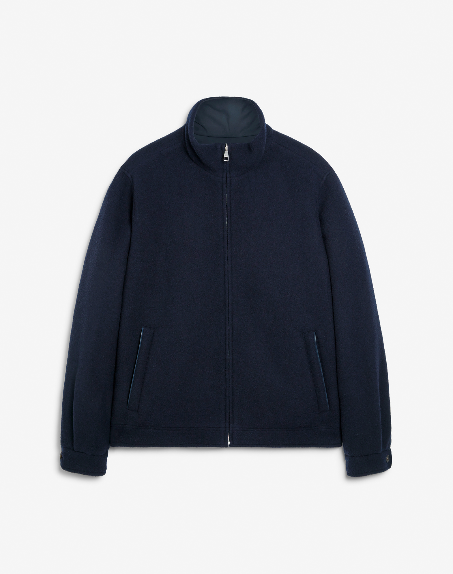 DUNHILL REVERSIBLE WOOL CASHMERE BLOUSON 