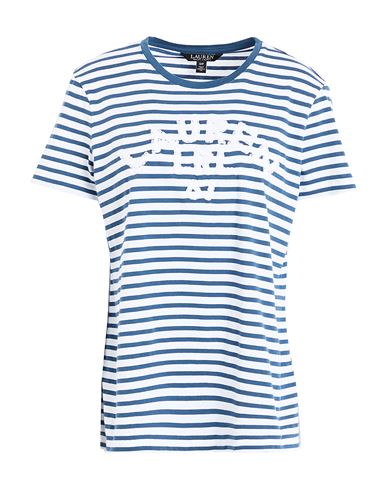 Lauren Ralph Lauren Woman T-shirt Navy Blue Size Xl Cotton
