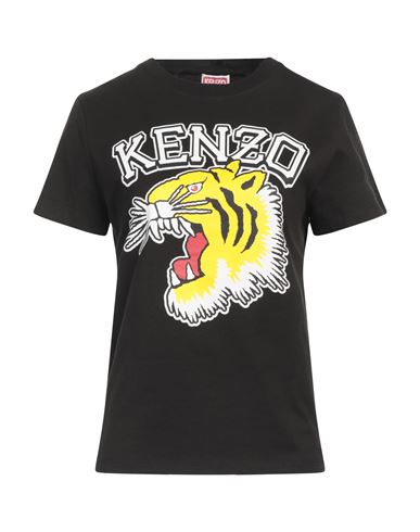Kenzo Woman T-shirt Black Size L Cotton