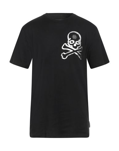 Shop Philipp Plein Man T-shirt Black Size Xxl Cotton