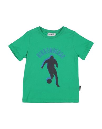 Bikkembergs Toddler Boy T-shirt Green Size 4 Cotton In Green
