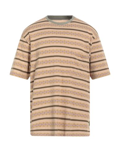 Kapital Man T-shirt Beige Size L Cotton, Polyester In Multi
