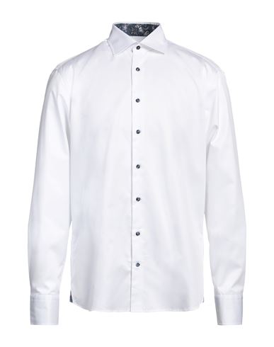 Stenströms Man Shirt White Size 16 Cotton