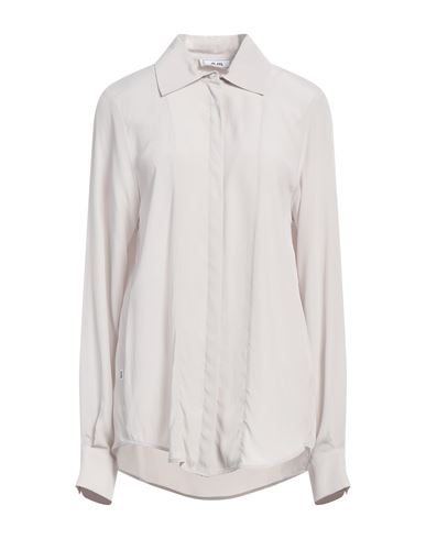 JIJIL JIJIL WOMAN SHIRT LIGHT GREY SIZE 8 ACETATE, SILK 