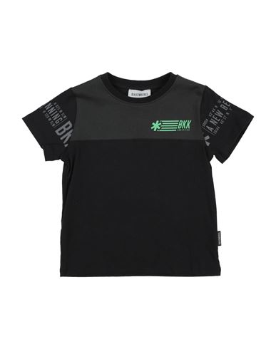 Bikkembergs Toddler Boy T-shirt Black Size 5 Cotton In Black