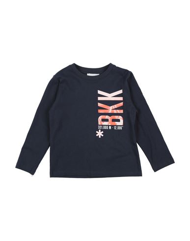 Bikkembergs Toddler Boy T-shirt Midnight Blue Size 5 Cotton In Blue