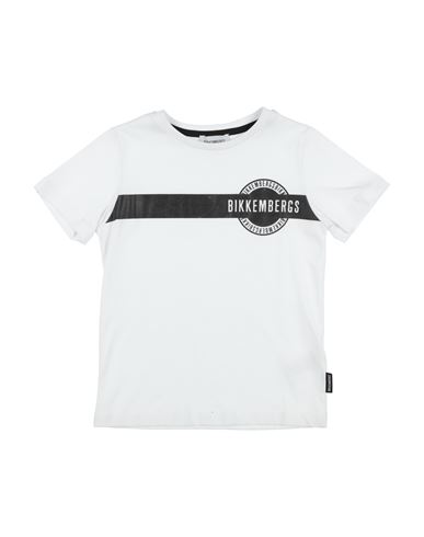 Bikkembergs Toddler Boy T-shirt White Size 5 Cotton In White