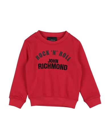 John Richmond Babies'  Toddler Boy Sweatshirt Red Size 5 Cotton, Polyester