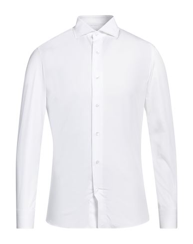 Caruso Man Shirt White Size 15 Cotton