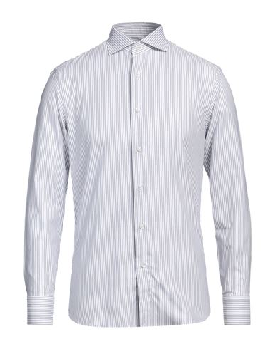 Caruso Man Shirt White Size 17 Cotton