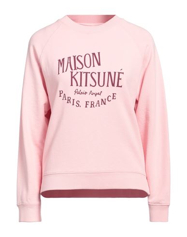Maison Kitsuné . Woman Sweatshirt Pink Size M Cotton