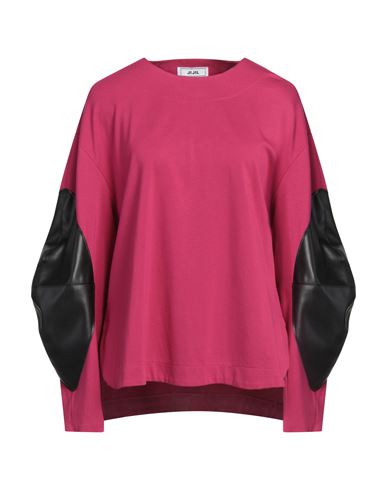 Jijil Woman Top Fuchsia Size 8 Viscose, Polyamide, Elastane, Polyester In Pink