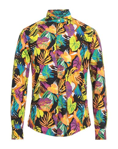 Shop Brian Dales Man Shirt Lime Green Size 17 Cotton