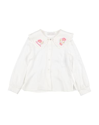 Monnalisa Babies'  Toddler Girl Shirt White Size 7 Viscose