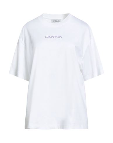 Lanvin Woman T-shirt White Size S Cotton, Polyester