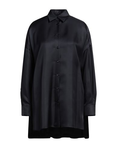 Agnona Woman Shirt Black Size 10 Silk