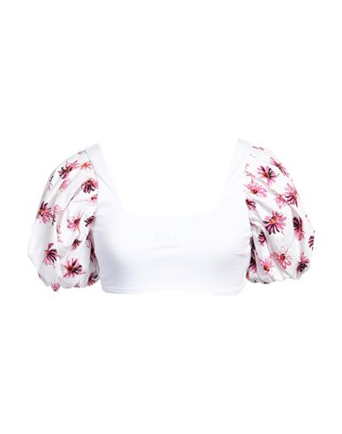 Msgm Woman Top White Size S Cotton