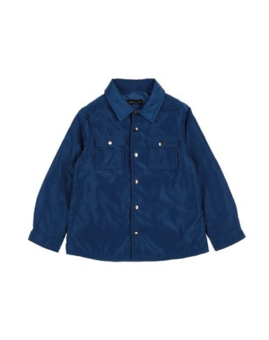Monnalisa Toddler Boy Shirt Blue Size 6 Polyester In Blue