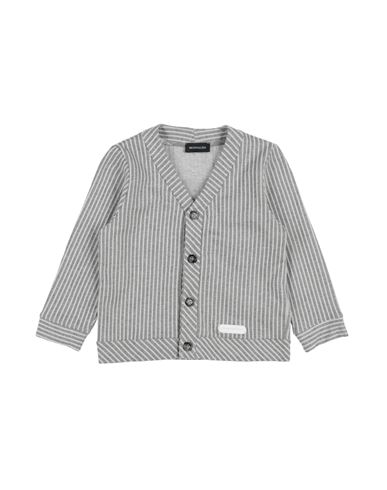 Monnalisa Toddler Boy Cardigan Grey Size 3 Cotton In Grey