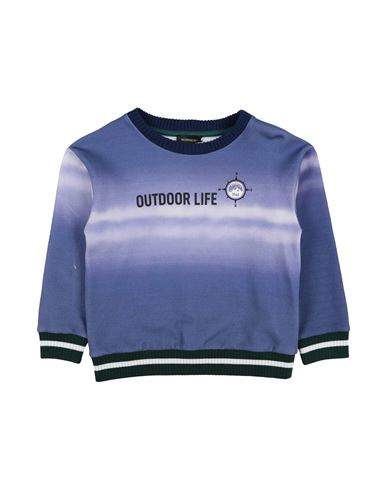 Monnalisa Toddler Boy Sweatshirt Purple Size 6 Cotton In Purple