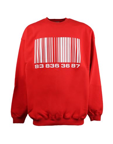 Vetements Sweatshirt Man Sweatshirt Red Size Xl Cotton