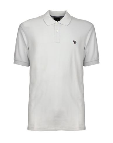 Shop Ps By Paul Smith Ps Paul Smith Ps Paul Smith Polo Shirt Man Polo Shirt Light Grey Size Xs Cotton