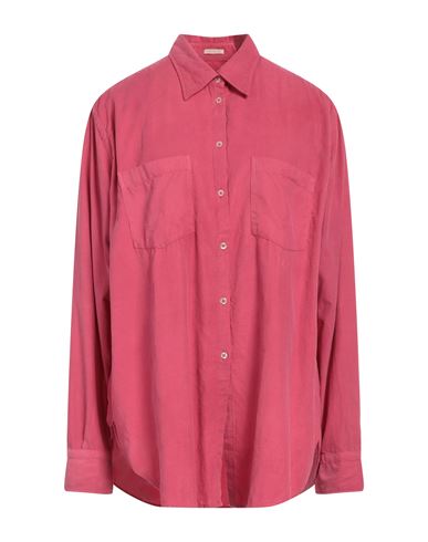 Massimo Alba Woman Shirt Fuchsia Size Xl Cotton In Pink