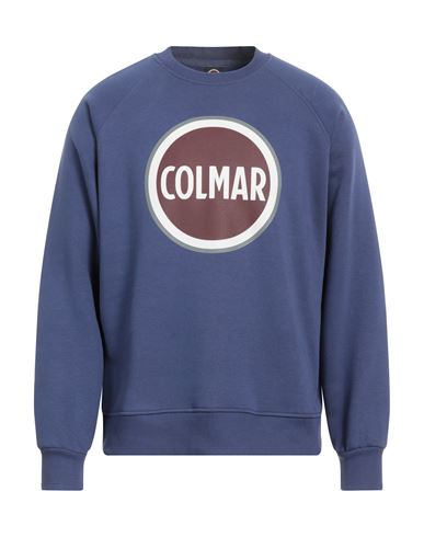 Colmar Man Sweatshirt Blue Size L Cotton, Polyester