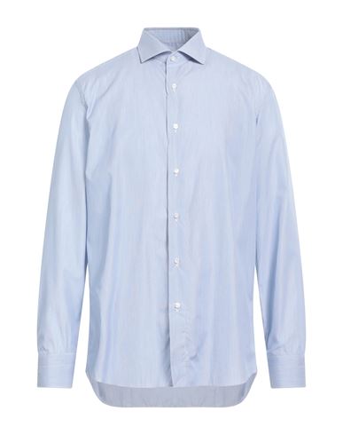 Caruso Man Shirt Blue Size 15 ¾ Cotton
