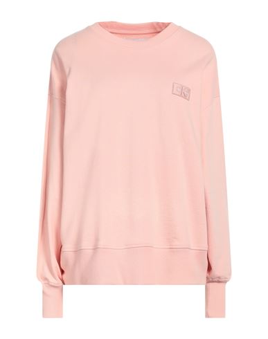 Calvin Klein Jeans Est.1978 Calvin Klein Jeans Woman Sweatshirt Light Pink Size S Cotton