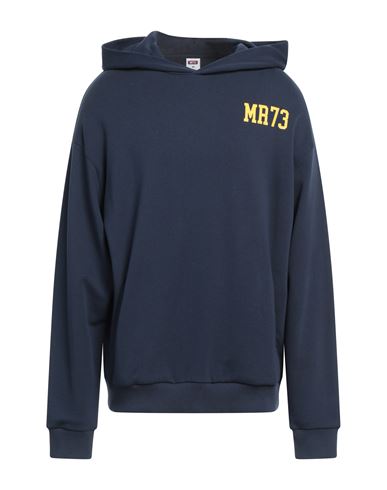 Mr73 Mr*73 Man Sweatshirt Navy Blue Size L Cotton