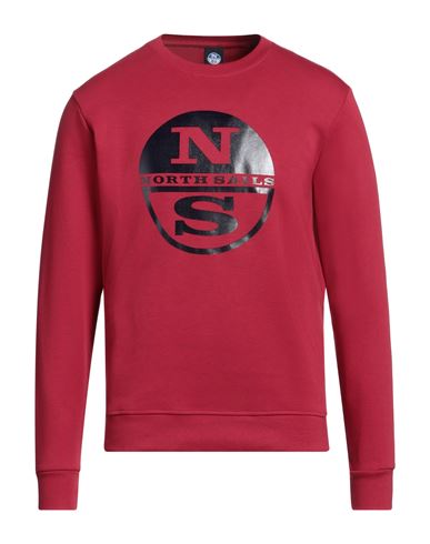 The North Face Man Sweatshirt Red Size L Cotton, Polyester